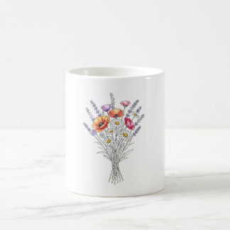 Vibrant Wildflower Bouquet Mother’s Day  コーヒーマグカップ