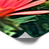 Vibrant Wildflower Butterfly Joy Design ポスター (角)