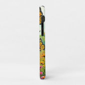 Vibrant Wildflower Butterfly Joy Design Case-Mate iPhoneケース (裏面/左)