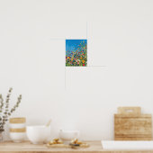 Vibrant Wildflower Field Impressionist Poster Wall ポスター (キッチン)