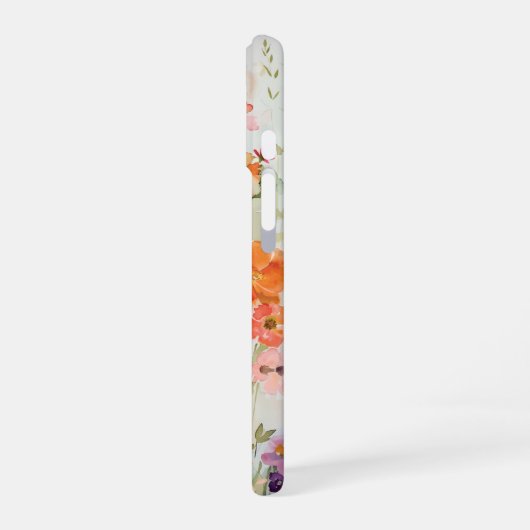 Vibrant Wildflower iPhone 16ケース (左側面)