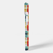 Vibrant Woven Plaid - Retro Boho Checkered Pattern Case-Mate iPhoneケース (裏面 / 左)