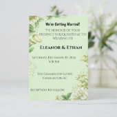 Vibrant Yellow Tulip & Ranunculus Formal Wedding I 出欠カード (スタンド正面)