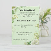 Vibrant Yellow Tulip & Ranunculus Formal Wedding I 招待状 (スタンド正面)