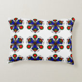 Vibrant Zen Tile アクセントクッション (裏面)