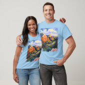 Vibrant Zion National Park Angels Landing Artistic Tシャツ (ユニセックス)