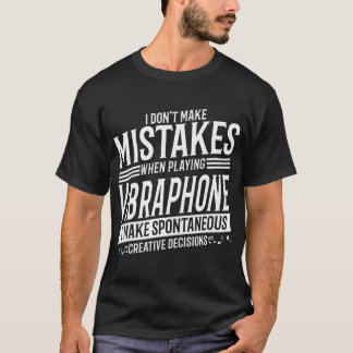 Vibraphoneプレイヤーミュージカル楽器Vibraphone T- Tシャツ
