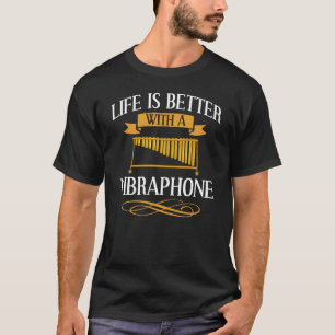 Vibraphone音楽楽器プレーヤー初級レッスン Tシャツ