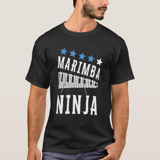 Vibraphone Mom Marimba Ninja And Mallet Glockenspi Tシャツ (正面)