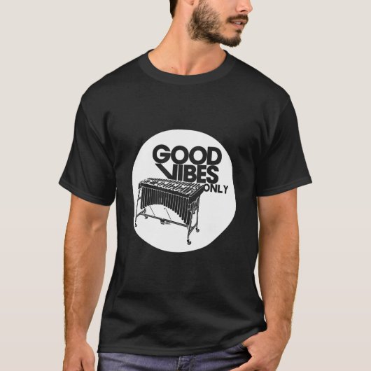 Vibraphone S Only Vibraphonist Marimba Player Tシャツ (正面)