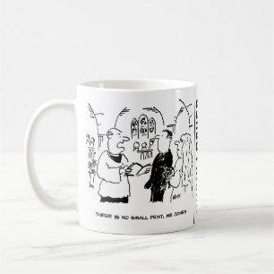 Vicarは小さなプリント漫画がないと言う コーヒーマグカップ