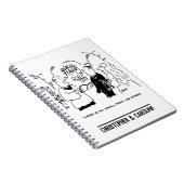 Vicarは小さなプリント漫画がないと言う ノートブック (右側)