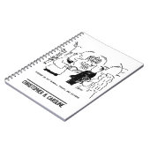 Vicarは小さなプリント漫画がないと言う ノートブック (左側)