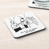 Vicarは花婿の願いを結婚修正した。おもしろい コースター (左側)