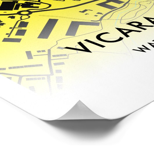 Vicarage Road Poster - Home of Watford FC, England ポスター (角)