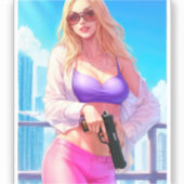 Vice Baby – Miami Heat with a Killer Smile シール (正面)