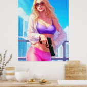 Vice Baby – Miami Heat with a Killer Smile ポスター (キッチン)