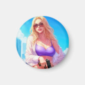 Vice Baby – Miami Heat with a Killer Smile マグネット (正面)