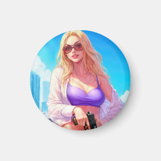 Vice Baby – Miami Heat with a Killer Smile マグネット