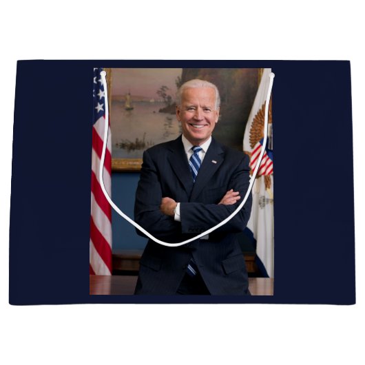 Vice President Joe Biden of Obama Presidency Large ラージペーパーバッグ (正面)