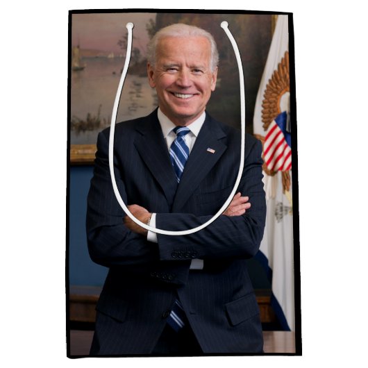 Vice President Joe Biden of Obama Presidency Mediu ミディアムペーパーバッグ (正面)
