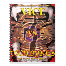 Vice vs. Vampyres Poster on a Handy ノートブック