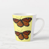 Viceroy Butterfly美しい自然写真 カフェラテマグ (右)