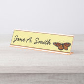 Viceroy Butterfly美しい自然写真 デスクネームプレート (正面)