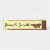 Viceroy Butterfly美しい自然写真 デスクネームプレート (正面)