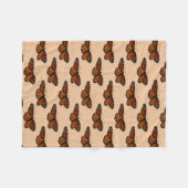 Viceroy Butterfly美しい自然写真 フリースブランケット (正面(横))