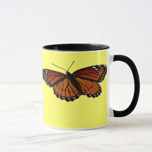 Viceroy Butterfly美しい自然写真 マグカップ (右)