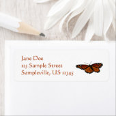 Viceroy Butterfly美しい自然写真 ラベル (インサイチュ)