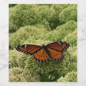 Viceroy Butterfly美しい自然写真 ワインラベル (シングルラベル)