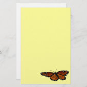 Viceroy Butterfly美しい自然写真 便箋 (正面/裏面)