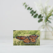 Viceroy Butterfly美しい自然写真 名刺 (スタンド正面)