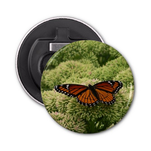 Viceroy Butterfly美しい自然写真 栓抜き (正面)