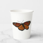 Viceroy Butterfly美しい自然写真 紙コップ (裏面)