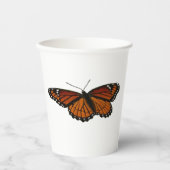 Viceroy Butterfly美しい自然写真 紙コップ (正面)