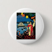 VichyフランスComite Desは芸術の1926年の常夜燈に敬意を払います 缶バッジ (正面)