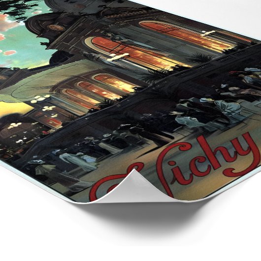 Vichy，フランス – Billets A Prix Reduits ポスター (角)