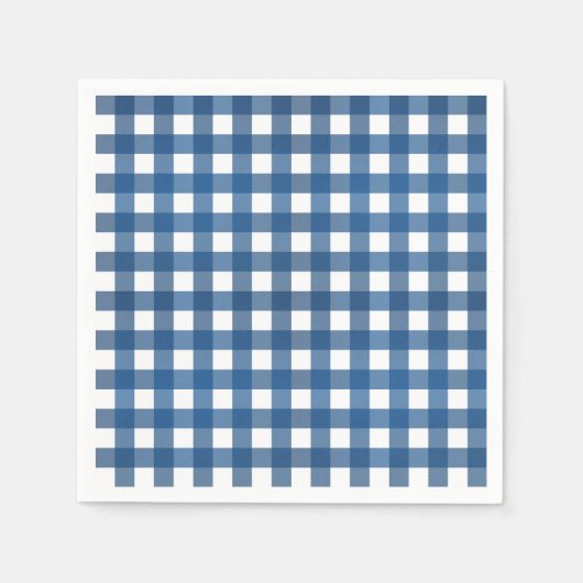 Vichy Bleu marine スタンダードカクテルナプキン (正面)