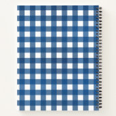 Vichy Bleu marine ノートブック (裏面)