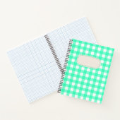 Vichy Bleu Turquoise ノートブック (内部)