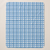 Vichy Checkered Blanket シェルパブランケット (正面)
