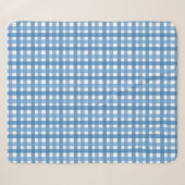 Vichy Checkered Blanket シェルパブランケット (正面(横))