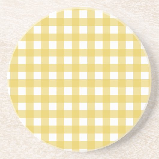 Vichy Jaune clair コースター (正面)