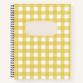 Vichy Jaune clair ノートブック (正面)