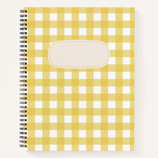 Vichy Jaune clair ノートブック (正面)