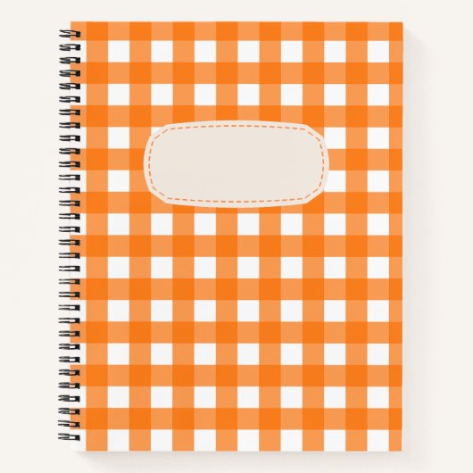 Vichy Orange ノートブック (正面)