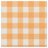 Vichy Orange ファブリック (クローズアップ)